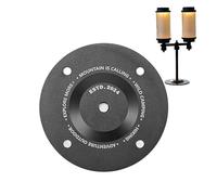Soporte de luz de camping desmontable - Soporte de linterna de campamento - Soporte de lámpara de mesa de aleación de aluminio portátil para jardín, , mochilero, picnic, actividades al aire libre