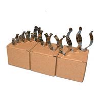 Soporte de luz de clip de metal de resorte de tubo de lámpara de mesa T4 T5 T6 T7 T8 T9 T10 T12 T13 Accesorios de montaje for tubo fluorescente Soporte de lámpara tubular de reemplazo 4pcs ( Size : 4P