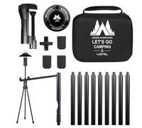 Soporte de luz de Escritorio,Soporte de luz para Mesa, Soporte de trípode para Exteriores de aleación de Aluminio Ligero, Soporte Resistente para Linterna, trípode montado en Escritorio para Linterna