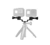 Soporte de Luz Doble, Puente, Conector de Aluminio, Soporte para Selfies, Adaptador para Trípode, Soporte para Flash para 13 12 para X4