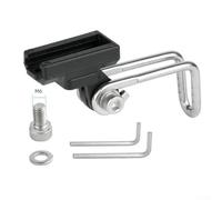 Soporte de luz LED para horquilla delantera de bicicleta TREK, montaje seguro para Cateye, para Blackbird, para luces Enfitnix (B03B07)