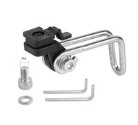 Soporte de luz LED para horquilla delantera de bicicleta TREK, montaje seguro para Cateye, para Blackbird, para luces Enfitnix (B03B08)