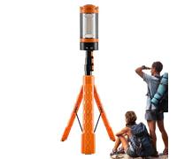 Soporte De Luz Para Camping - Linterna LED Con Trípode, Lámpara De Trabajo Recargable | De Iluminación De Emergencia Portátil Regulable Para Exteriores, Potente Linterna Con Base Magnética De