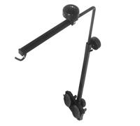 Soporte de Luz para Terrario, Hierro Negro, Montaje Estable | Tortugas y Dragones Barbudos, Fijación a Pared del Tanque, Iluminación de Hábitat y Solarium