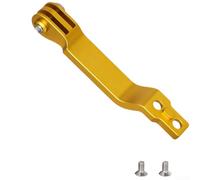 Soporte de luz plegable de aleación de aluminio, soporte ligero y resistente para cámaras deportivas, diseño plegable para un fácil almacenamiento, compatible con Bromptons Dahon-NEO (dorado)