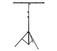 Soporte de Luz Showlite LS250 con Travesaño, Para hasta 4 focos, 10 m | Soporte de luces estable para uso móvil, Carga máxima: 30 kg, Altura mínima: 1, 10 m, Altura máxima: 2, 50 m, Peso: 4, 8 kg