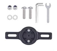 Soporte de luz trasera de ciclismo para Garmin Tl300 Rtl500 para Igpsport Sr30 Soporte de montaje de plástico con herramientas de instalación Negro