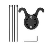 Soporte de luz trasera ROYJJ para bicicleta, soporte para tija de sillín, soporte para luz trasera de bicicleta, negro, nailon