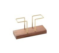 Soporte de madera for pañuelos faciales, organizador de servilletas, decoración de cocina de Metal, soporte for dispensador de pañuelos de mesa