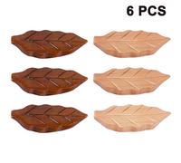 Soporte de madera natural con forma de hoja para palillos, cucharas, tenedores y cuchillos, decoración para la mesa del comedor