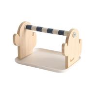 Soporte de madera natural para loros, pico, pico, recorte y mesas, juguete de entretenimiento para loros, perca de pie