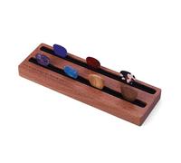 Soporte de madera para almacenamiento de púas de guitarra, organizador antideslizante para guitarristas y músicos, accesorios de instrumentos, contenedor de almacenamiento