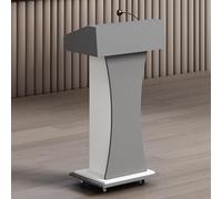 Soporte de madera para atril, base pesada, púlpito para iglesia, aula, conferencia, discurso de boda y elegante atril para profesores