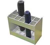 Soporte De Madera Para Esterilla De Yoga, Estante De Madera Con 10 Compartimentos Para Esterilla De Yoga, Caja Organizadora Para Esterillas De Yoga, Rodillo Y Organizador Para El Hogar/Sala De Ejerci