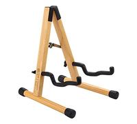 Soporte de madera para guitarra con marco en A, soporte portátil para guitarra, bajo, ukelele