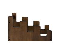 Soporte de madera para guitarra eléctrica con forro de fieltro y base para una visualización segura, soporte de madera resistente para colgar en la pared, ideal para estudios en casa y aulas de música