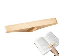 Soporte de madera para libro de pulgar - Soporte para abrir libros de 5.43 pulgadas - Asistente de lectura de pulgar, página H para estudiantes, profesores, mujeres, hombres, niños y lectores ávidos