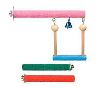 Soporte de madera para loros, plataforma de madera para pájaros, accesorios para ejercicio para cacatúa, conure