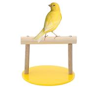 Soporte de Madera para pájaros de Mesa para Loros, percas, portátil, para Entrenamiento de Loros, Juguete de mordedura, Accesorios para pájaros pequeños y medianos