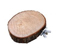 Soporte de madera para pájaros, plataforma de juguete, ejercicio de molienda, juguetes para masticar, periquitos, pájaros apornis, hámster, jerbo, loros, juguetes gris africano para loros pequeños,