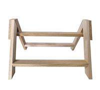 Soporte de madera para pollo, para gallinas de mascotas, pájaros grandes, loros, roosting, trípode de madera, bolas de espuma arcoíris para mascotas, entrenamiento de perros, entrenamiento de perros