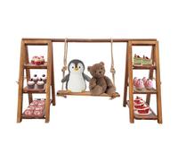 Soporte de madera para postre de 3 pisos, soporte para cupcakes, gran capacidad, construcción estable, bonita decoración, adecuado para bodas aniversarios