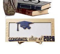 Soporte de madera para regalo de dinero, graduación | Felicitaciones Graduados Recuerdos - Felicitaciones Graduados Pinza de dinero, para hermanos, amigos, compañeros de estudios, fiesta, apartamento