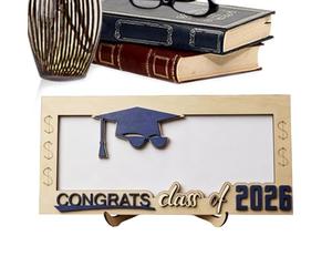 Soporte de madera para regalo de dinero, graduación | Felicitaciones Graduados Recuerdos - Felicitaciones Graduados Pinza de dinero, para hermanos, amigos, compañeros de estudios, fiesta, apartamento