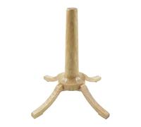 Soporte de madera para saxofón soprano, ajuste cómodo para pequeños instrumentos de latón de 22 x 22 x 28,5 cm, soporte para saxofón soprano