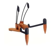 Soporte de madera para ukelele, portátil, pequeño, soporte plegable para ukelele para pequeños instrumentos musicales, soporte de ukelele, soporte de suelo para exhibición de música