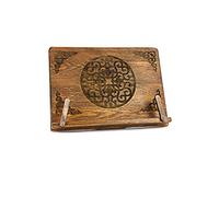 Soporte de madera vintage para libros de cocina, portátil y ajustable, libro de recetas de la Biblia o Corán, regalo perfecto para el día de la madre o del padre
