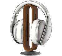 Soporte de madera y aluminio para auriculares de escritorio - Soporte en forma de U - Soporte universal para auriculares para juegos Sennheiser, Bose, Sony, AirPods Max - Accesorio organizador de mesa
