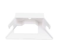 Soporte de malla para enrutador de malla de plástico ABS blanco, estable y flexible, soporte de pared para enrutador de malla V2, recepción WiFi mejorada, material resistente, gestión de cables