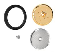 Soporte de mampara de ducha de acero inoxidable y juego de juntas para 58 mm para máquinas de espresso NUOVA de fácil mantenimiento