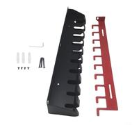 Soporte de mango de tornillo de banco montado en la pared para almacenamiento de alicates, estante de herramientas de hierro resistente para taller, cobertizo, garaje, capacidad para 10-13
