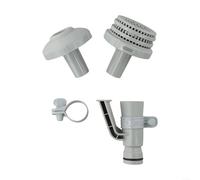 Soporte de manguera de boquilla de 1.25 pulgadas compatible con intex 25022E kit de soporte de tubo de bomba de piscina sobre el suelo