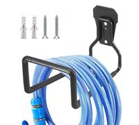Soporte de Manguera de Jardín: WIYETY Soportes de Manguera de Agua en Hecho Hierro, Soporte de Manguera de Agua, Soporte de Metal para Manguera de Jardín para Colgar en la Pared para Garaje y Taller