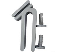 Soporte de manguera de montaje de clip para borde de cubo, adecuado para asegurar mangueras de agua en cubos de jardín y peceras (blanco)