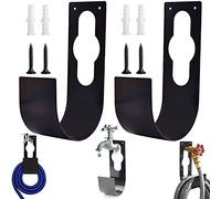 Soporte de manguera de pared Colgador de línea de manguera Colgador de manguera flexible Gancho de jardín para manguera Para limpiar el riego del jardín y el garaje del hogar grifo al aire libre