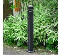 Soporte de manguera independiente, columna vertical de agua de jardín de aleación de aluminio para riego y riego eficientes