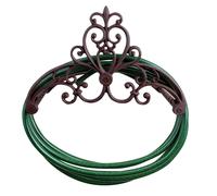 Soporte de Manguera Jardín para Estilo Rústico, Casa Campo Fundición Braun