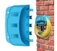 Soporte de manguera montado en la pared - ABS Heavy Duty 26.5x18x13cm Garden Water Hoses Storage Rack | Jardín al aire libre Carrete de manguera gancho organizador para patio patio garaje patio