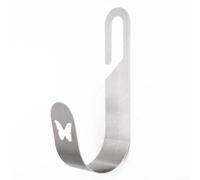 Soporte de manguera para exteriores, montaje en pared, colgador de acero inoxidable para almacenar mangueras de agua de jardín, cables de extensión, cables de alimentación, organizados, ahorro de