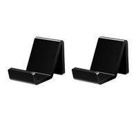 Soporte de manija para juegos, estante de almacenamiento sin perforaciones para accesorios de Switch, color negro