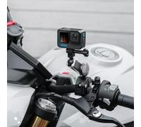Soporte de manillar con doble rótula para Insta360 ONE X3 P y para cámaras Dji Action 3 4 5 y opciones de montaje al aire libre (B)