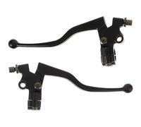 Soporte de Manillar para Motocicleta Aleación Aluminio, Fxd125 Gl125 Negro | Montaje Izquierdo y Derecho Espejo Integrado, Ajuste 7/8 Pulgadas 22mm para Mantenimiento