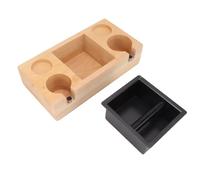 Soporte de Manipulación de café de de Haya de Color Sólido, Estación de Soporte de café de una Pieza para Tienda de té con Leche en Casa