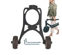 Soporte de mano para scooter, soporte plegable para patinete, soporte plegable para patinete eléctrico, rueda auxiliar, soporte auxiliar plegable para viajes por carretera, hogar, viajes, salidas