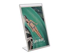 Soporte de Marco de Fotos Transparente Acrílico de 6 Pulgadas para Escritorio, Liviano y Duradero, Que Muestra Momentos Hermosos a Todos con Diseño en Forma de L, Adecuado para