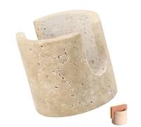 Soporte de mármol Resistente Agua para Uso en encimera de construcción Robusta de Estante para jabonera de mármol